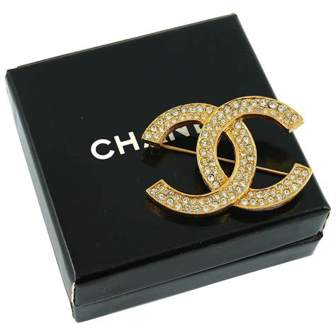 vintage chanel booches for low price|chanel crystal brooches.